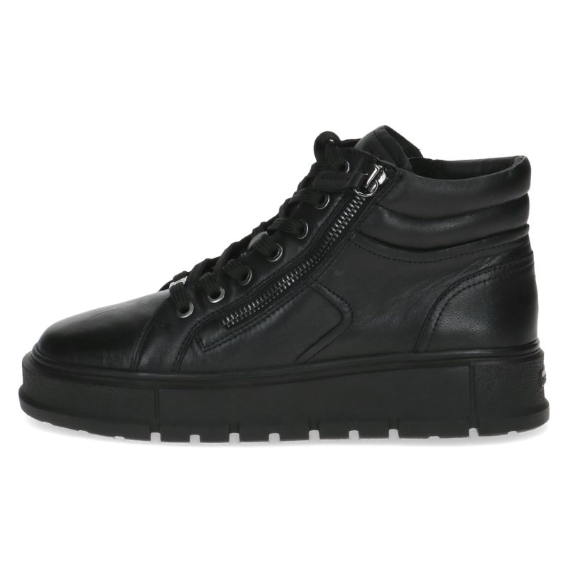 נעלי סניקרס פלטפורמה – משקל קל, סניקרס שחורות